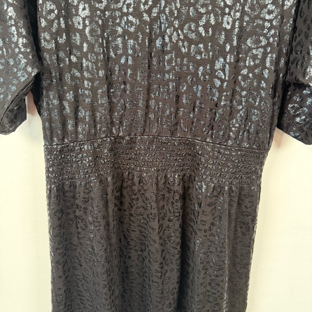 White House Black Market, NWT, Black Sequin Mini Dress, Size M - Picture 4 of 13